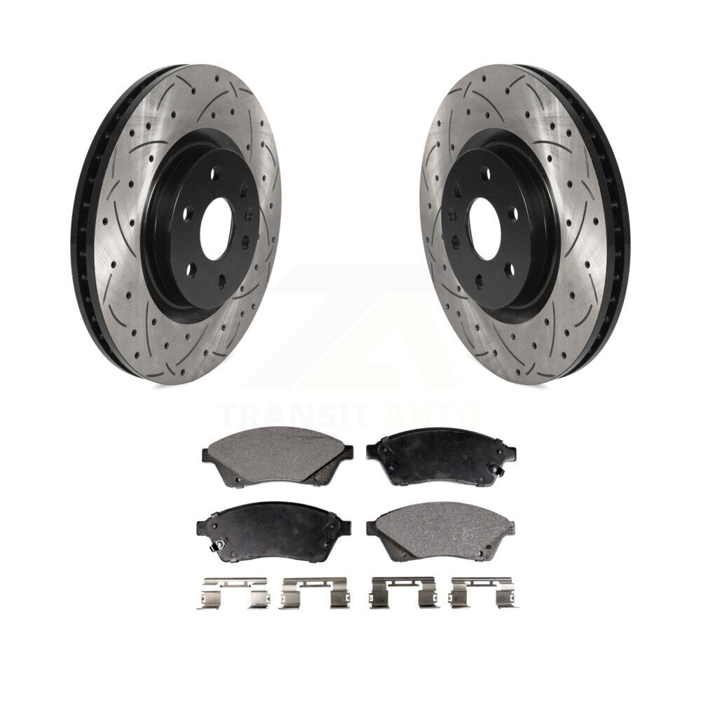 Performance Upgrade Brake Kit For 2014 Cadillac SRX KDT-100808 Transit Auto