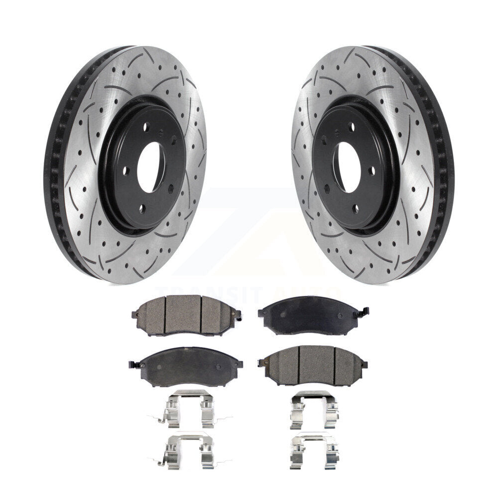 Performance Upgrade Brake Kit For 2007 INFINITI FX35 KDT-100848 Transit Auto