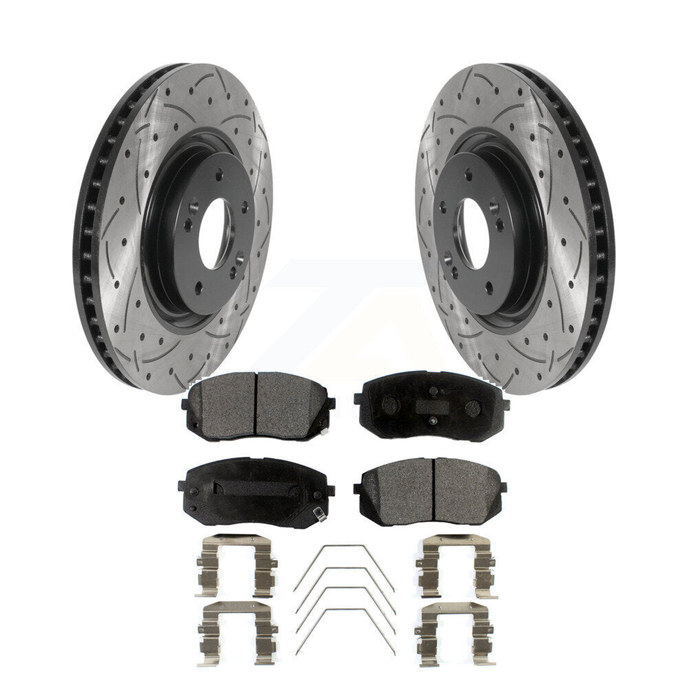 Performance Upgrade Brake Kit For 2016 Hyundai Sonata GAS engine. With Electric Parking Brake KDT-100879 Transit Auto