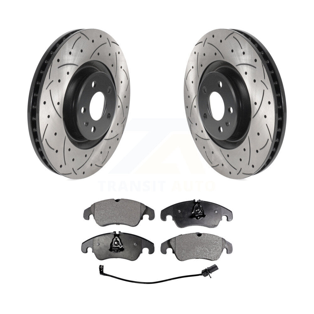 Performance Upgrade Brake Kit For 2014 Audi A6 With 356mm Diameter Front Rotor KDT-100881 Transit Auto