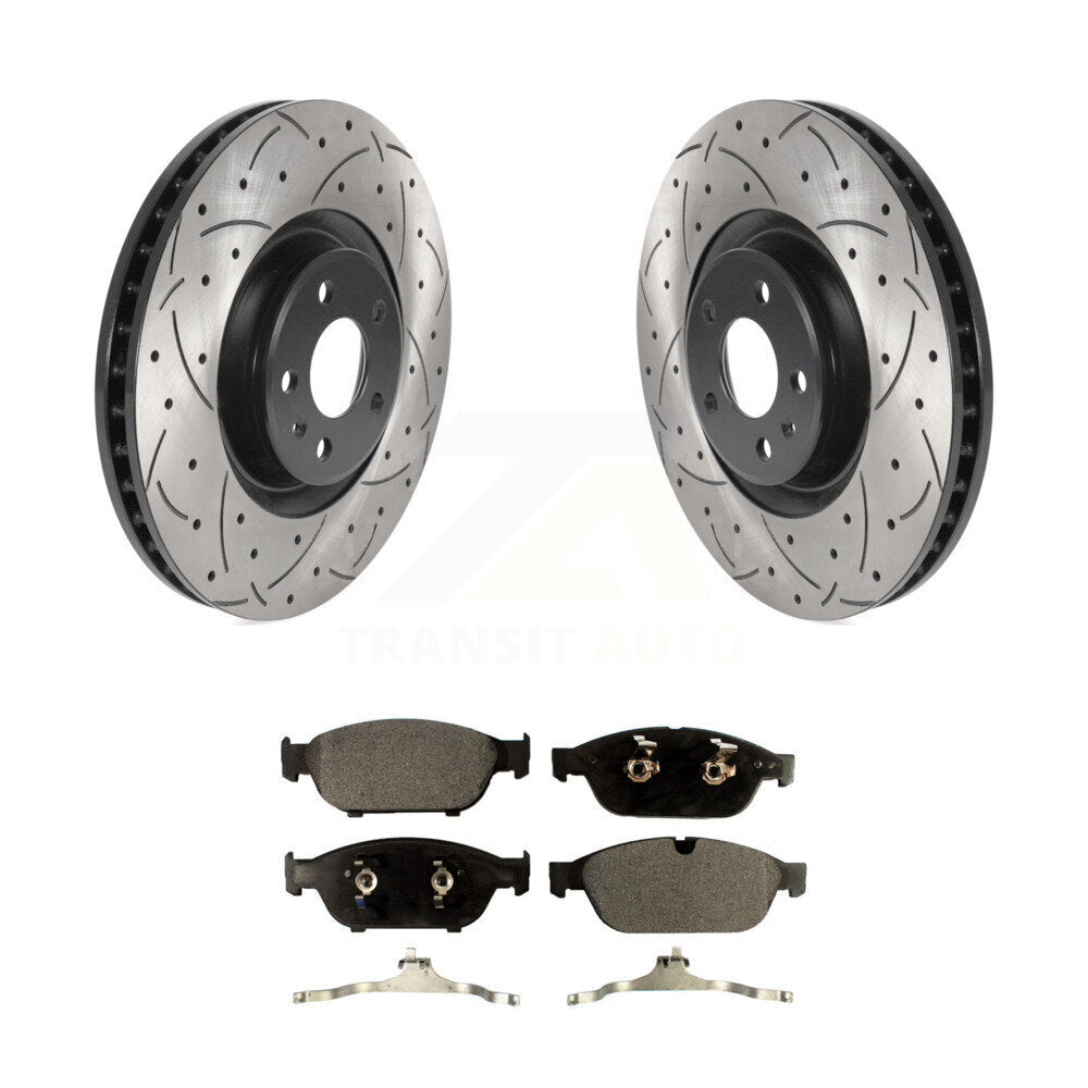 Performance Upgrade Brake Kit For 2014 Audi A6 Quattro With 356mm Diameter Front Rotor KDT-100882 Transit Auto