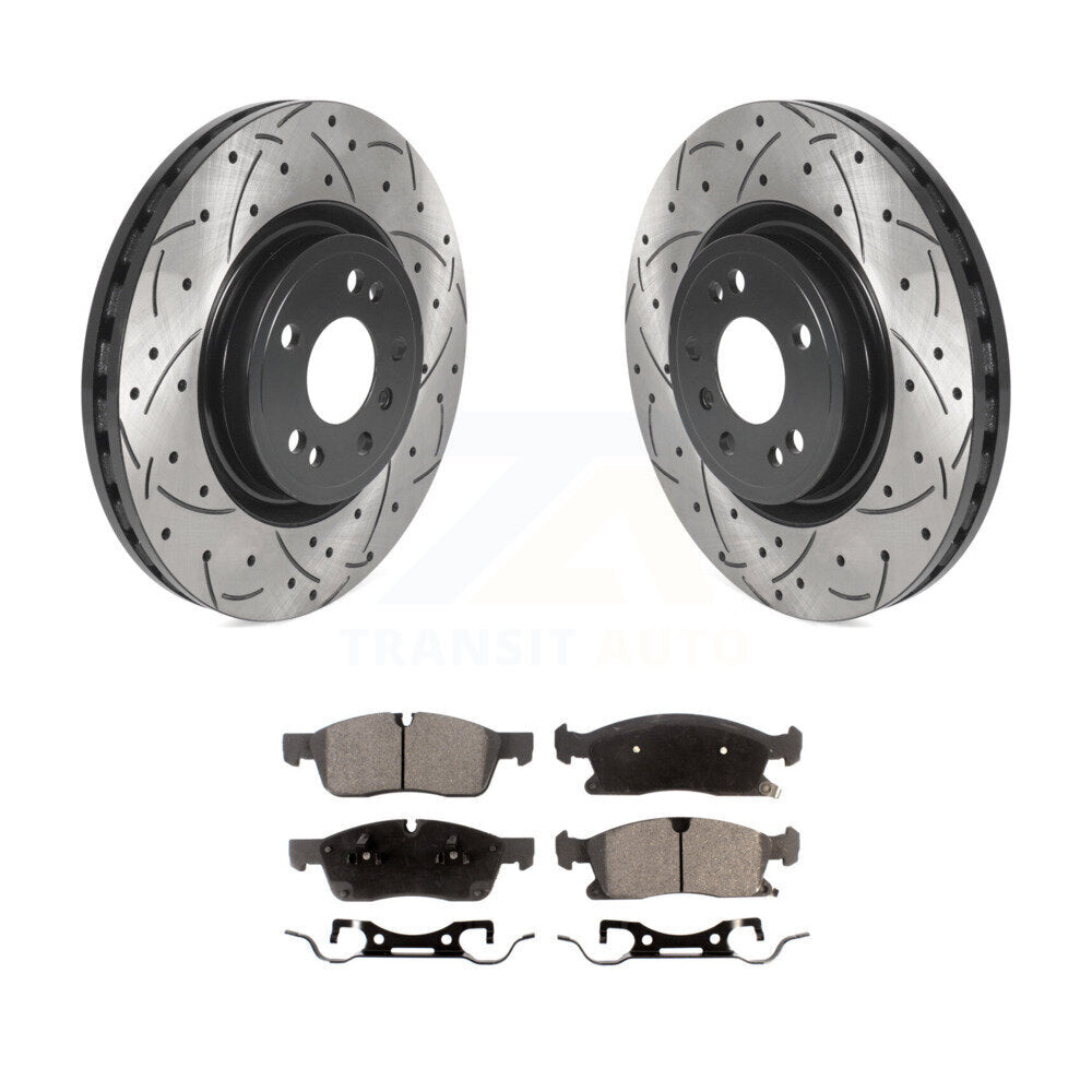 Performance Upgrade Brake Kit For 2013 Mercedes-Benz ML350 Without Sport Package KDT-100888 Transit Auto