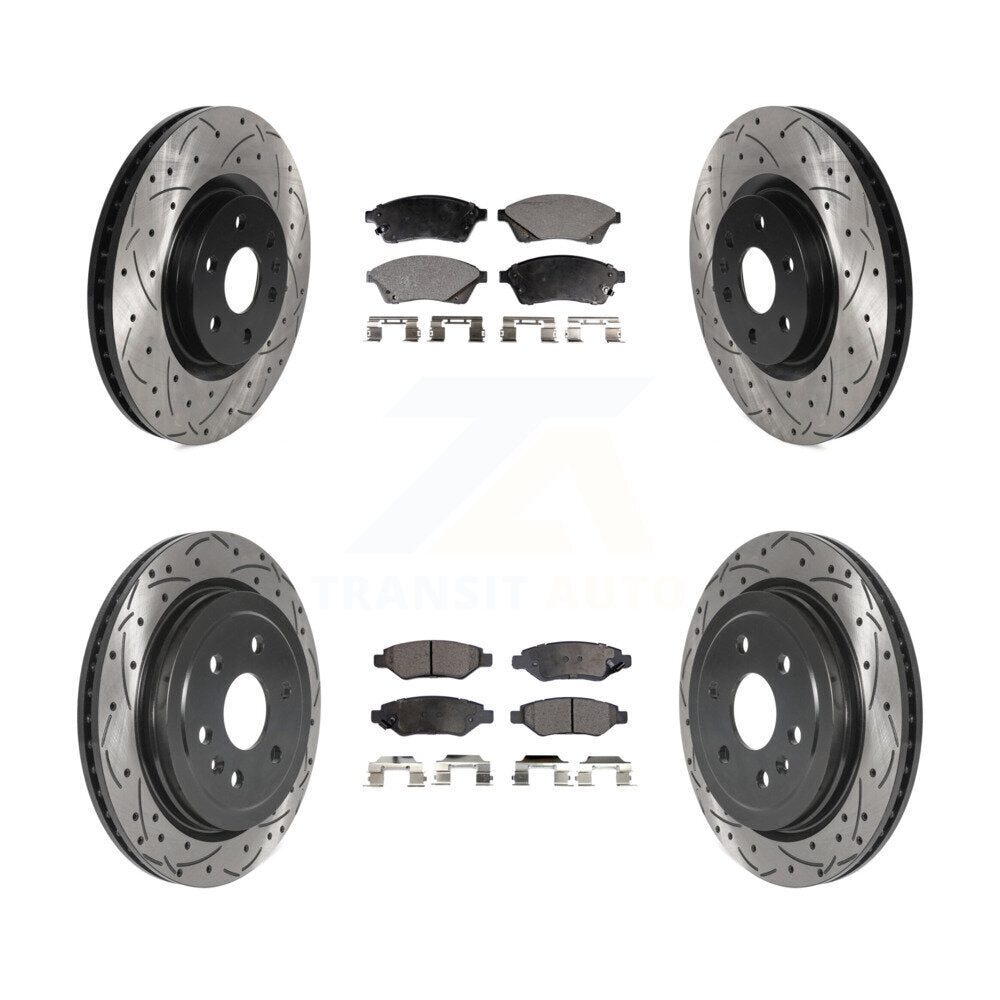 Performance Upgrade Brake Kit For 2014 Cadillac SRX KDT-100808 Transit Auto
