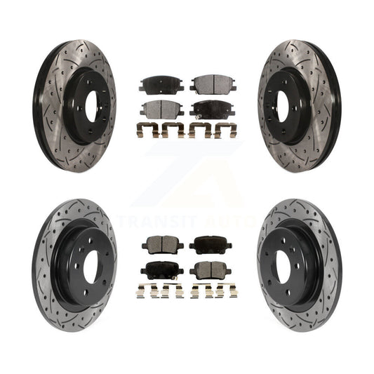 Performance Upgrade Brake Kit For 2017 Chevrolet Malibu With Electric Parking Brake KDT-100811 Transit Auto