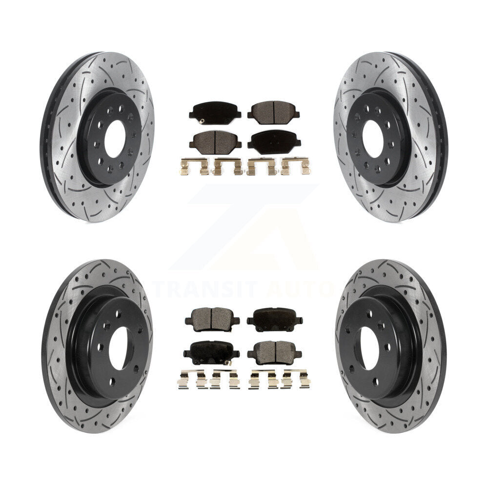 Performance Upgrade Brake Kit For 2018 GMC Terrain With 321mm Diameter Front Rotor KDT-100815 Transit Auto