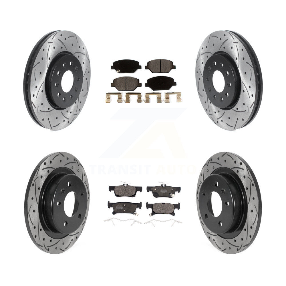 Performance Upgrade Brake Kit For 2017 Buick Envision With 288mm Diameter Rear Rotor KDT-100816 Transit Auto