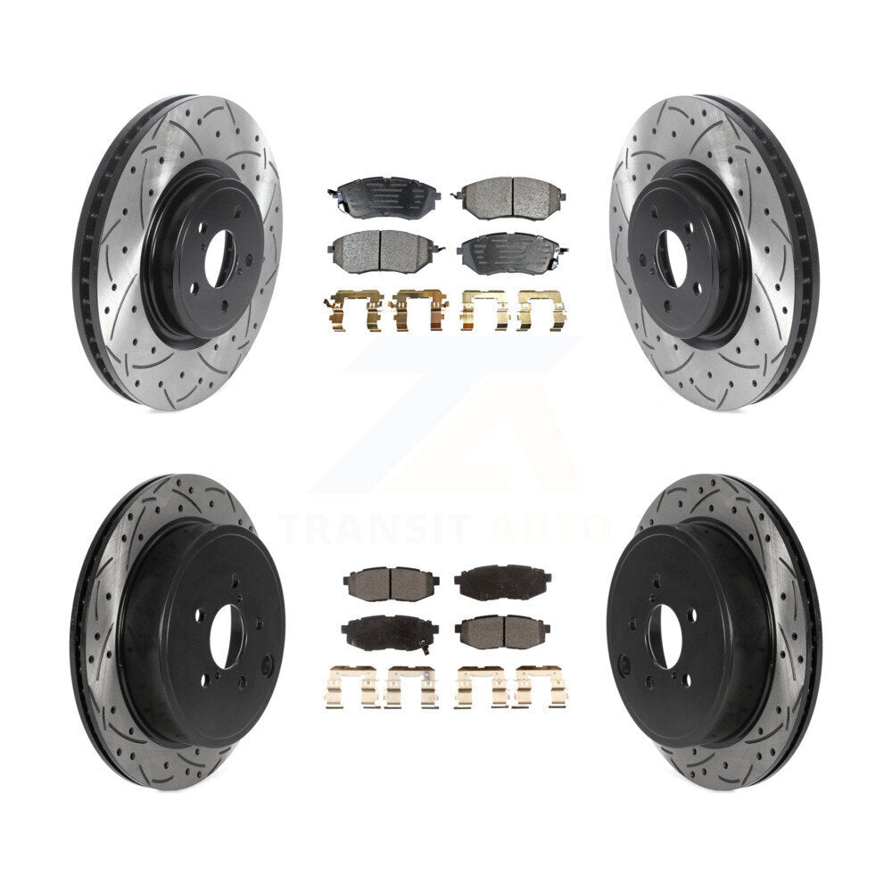Performance Upgrade Brake Kit For 2012 Subaru Outback 3.6L KDT-100838 Transit Auto