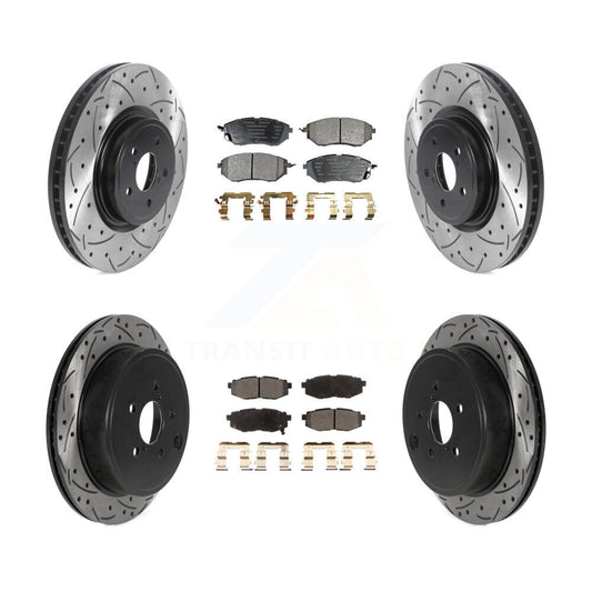 Performance Upgrade Brake Kit For 2010 Subaru Legacy 2.5L and with Turbocharged KDT-100838 Transit Auto