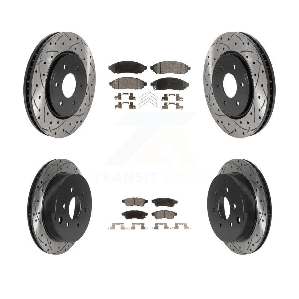 Performance Upgrade Brake Kit For 2008 Nissan Xterra KDT-100840 Transit Auto