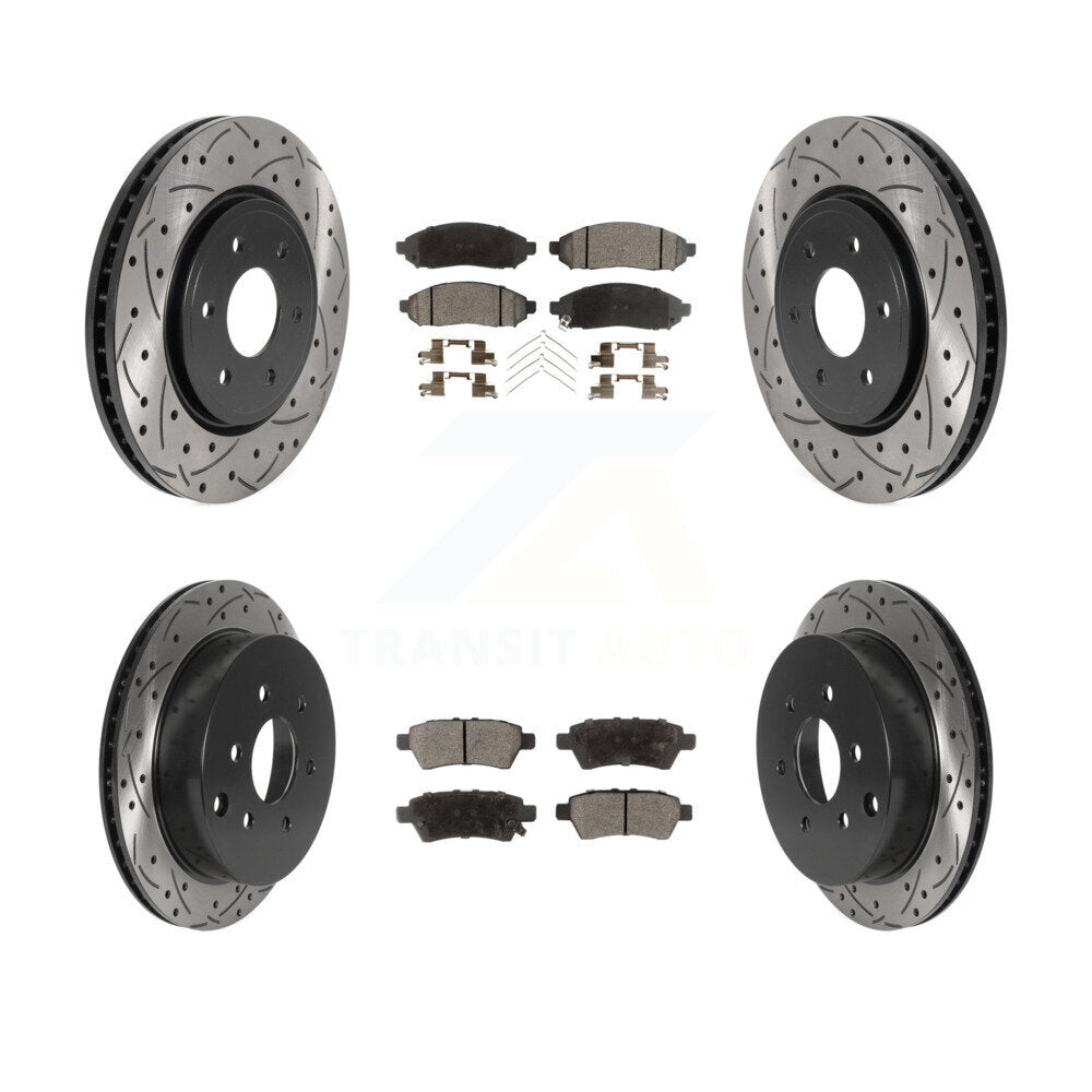 Performance Upgrade Brake Kit For 2007 Nissan Xterra KDT-100841 Transit Auto