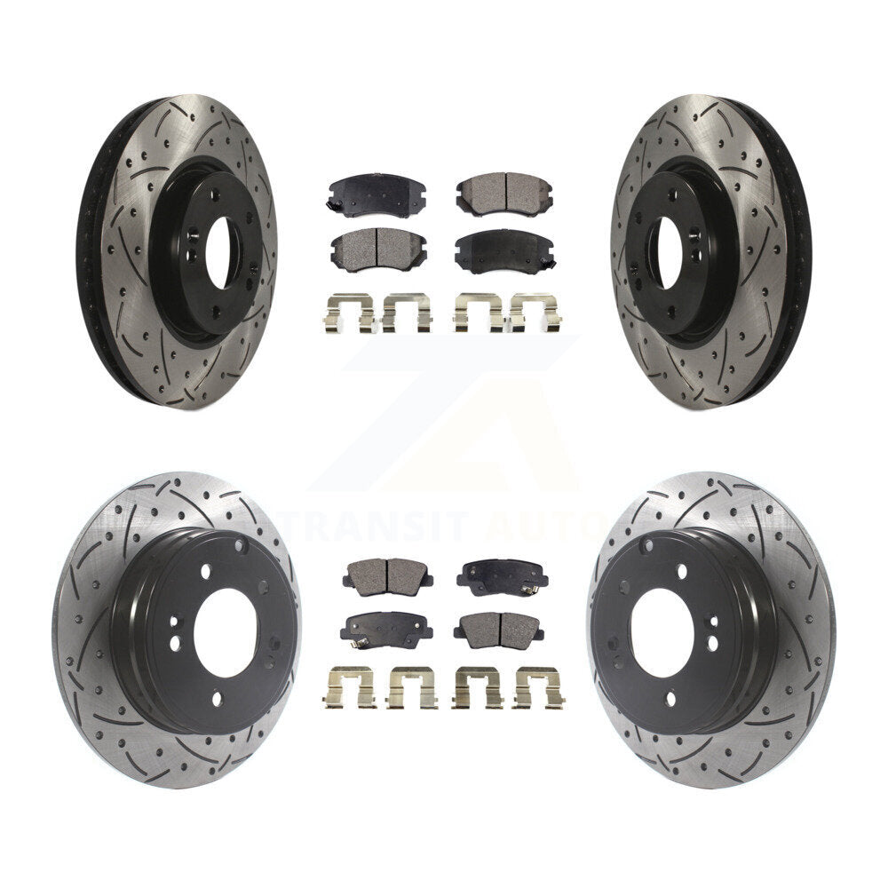 Performance Upgrade Brake Kit For 2008 Hyundai Sonata 3.3L. From 03/08 KDT-100846 Transit Auto