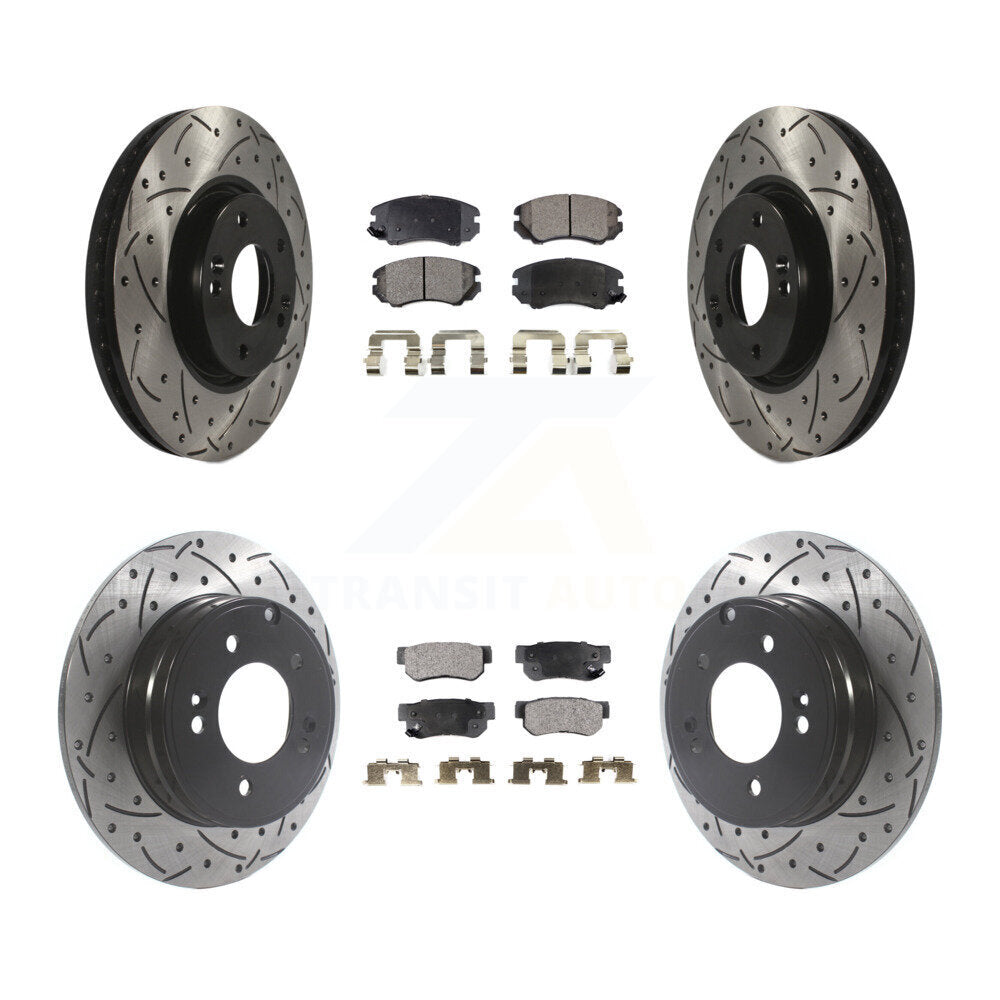 Performance Upgrade Brake Kit For 2007 Hyundai Sonata 3.3L KDT-100847 Transit Auto