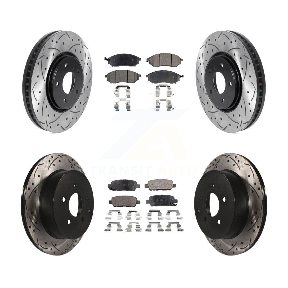 Performance Upgrade Brake Kit For 2007 INFINITI FX35 KDT-100848 Transit Auto