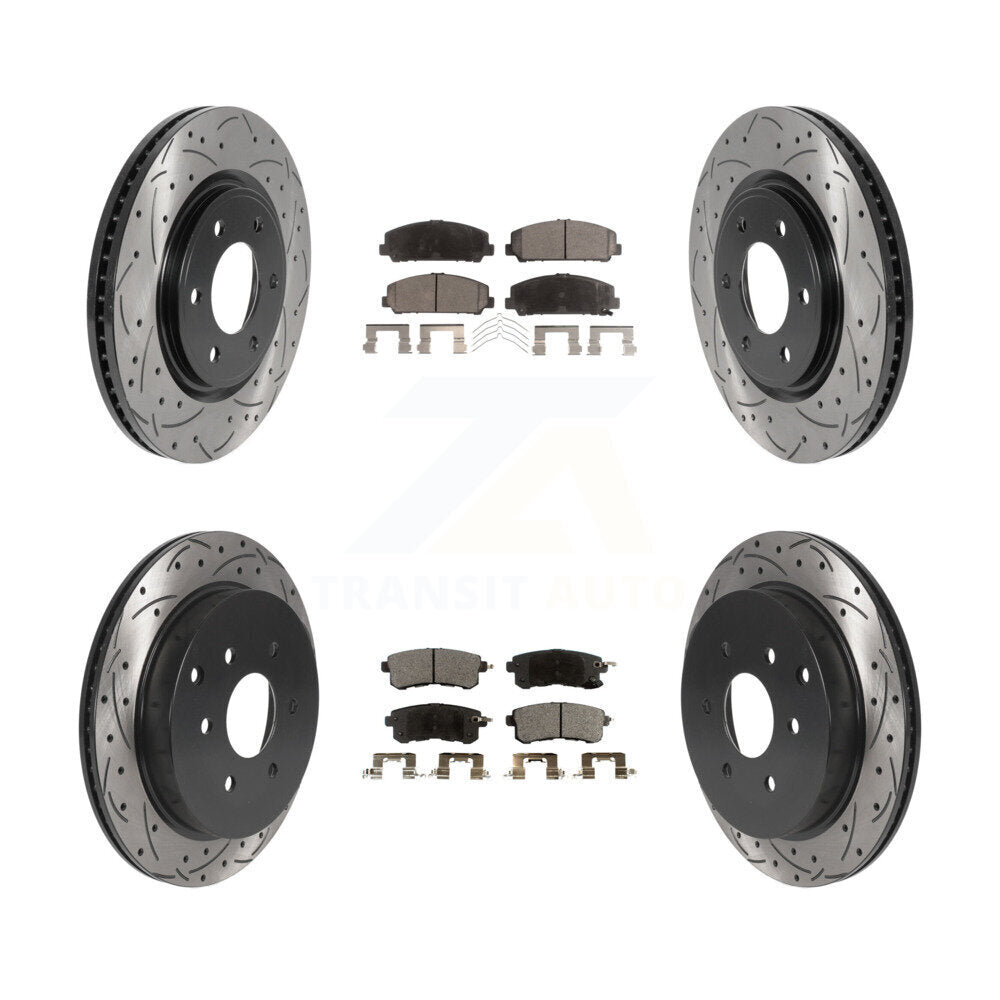 Performance Upgrade Brake Kit For 2015 INFINITI QX80 KDT-100853 Transit Auto