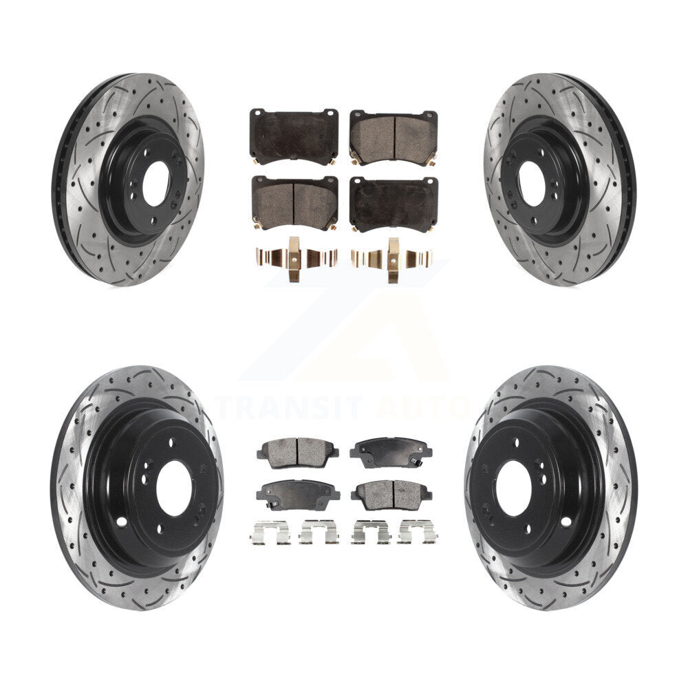 Performance Upgrade Brake Kit For 2014 Hyundai Genesis 3.8L KDT-100859 Transit Auto