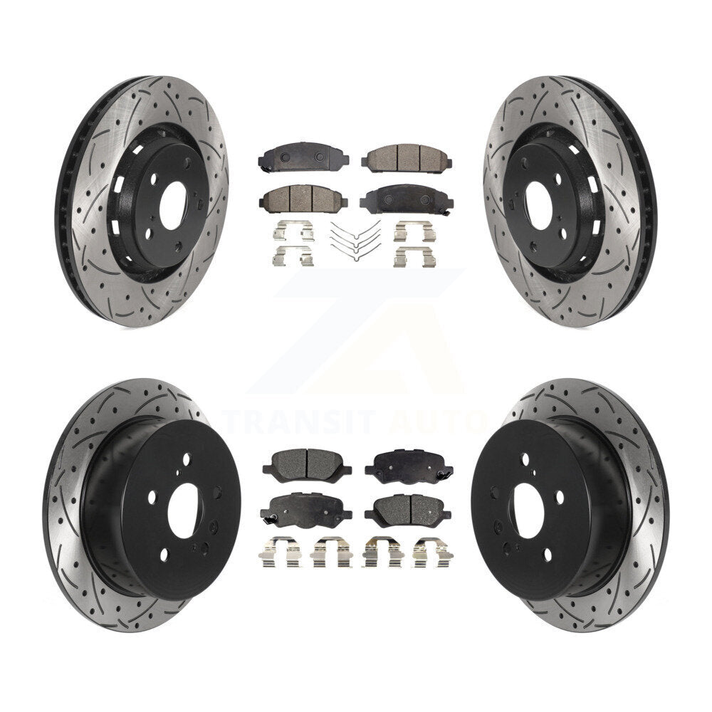 Performance Upgrade Brake Kit For 2016 Toyota Venza KDT-100864 Transit Auto