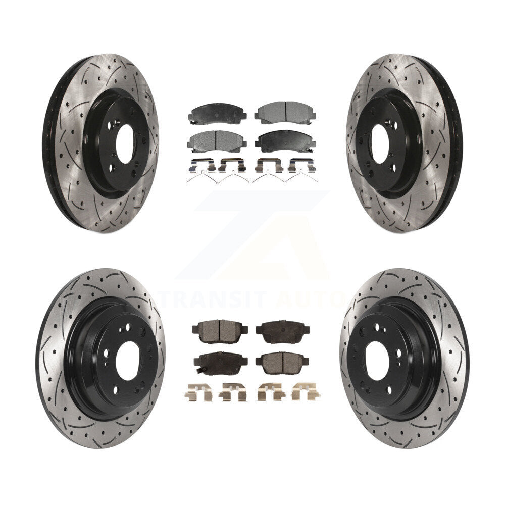 Performance Upgrade Brake Kit For 2009 Acura TL KDT-100865 Transit Auto