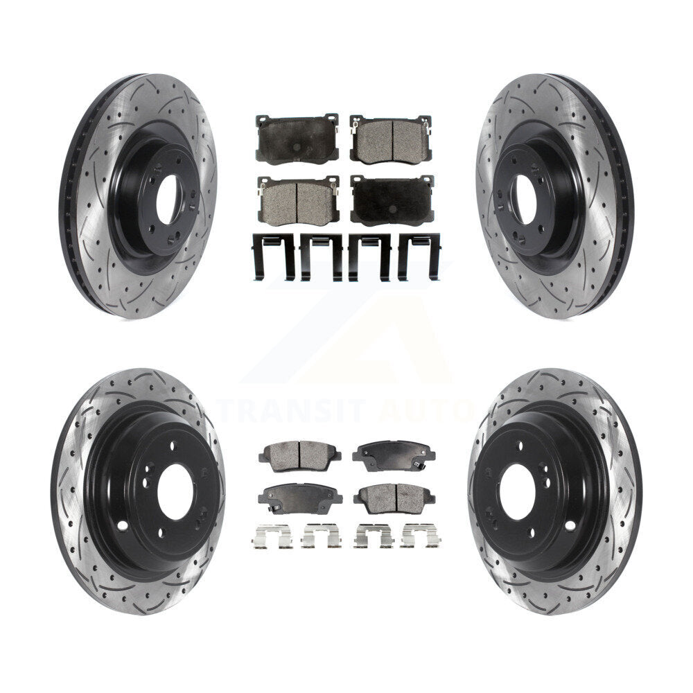 Performance Upgrade Brake Kit For 2015 Hyundai Genesis 3.8L KDT-100867 Transit Auto