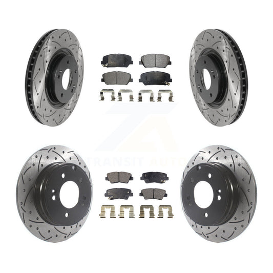 Performance Upgrade Brake Kit For 2012 Kia Optima 2.0L KDT-100873 Transit Auto