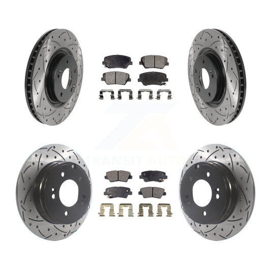 Performance Upgrade Brake Kit For 2012 Hyundai Azera KDT-100875 Transit Auto