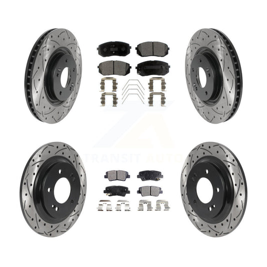 Performance Upgrade Brake Kit For 2016 Hyundai Sonata GAS engine. With Electric Parking Brake KDT-100879 Transit Auto