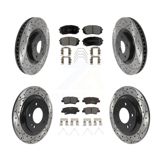 Performance Upgrade Brake Kit For 2016 Kia Optima SX/SXL/SX Limited. With Electric Parking Brake KDT-100880 Transit Auto