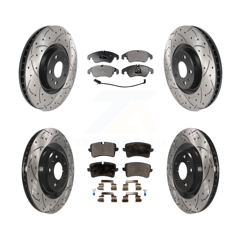 Performance Upgrade Brake Kit For 2014 Audi A6 With 356mm Diameter Front Rotor KDT-100881 Transit Auto