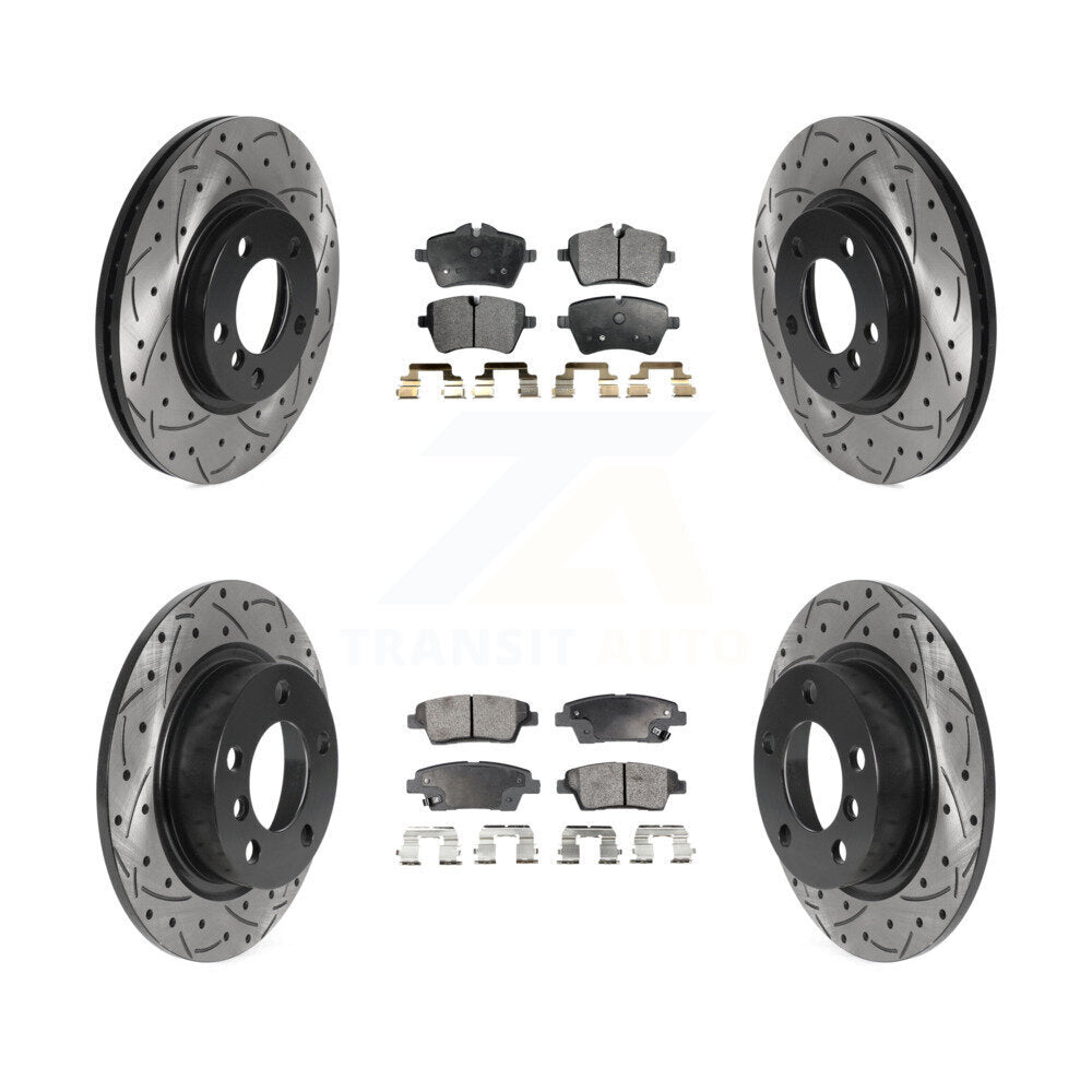 Performance Upgrade Brake Kit For 2014 Mini Cooper Countryman S ALL4. With 280mm Diameter Rear Rotor KDT-100883 Transit Auto