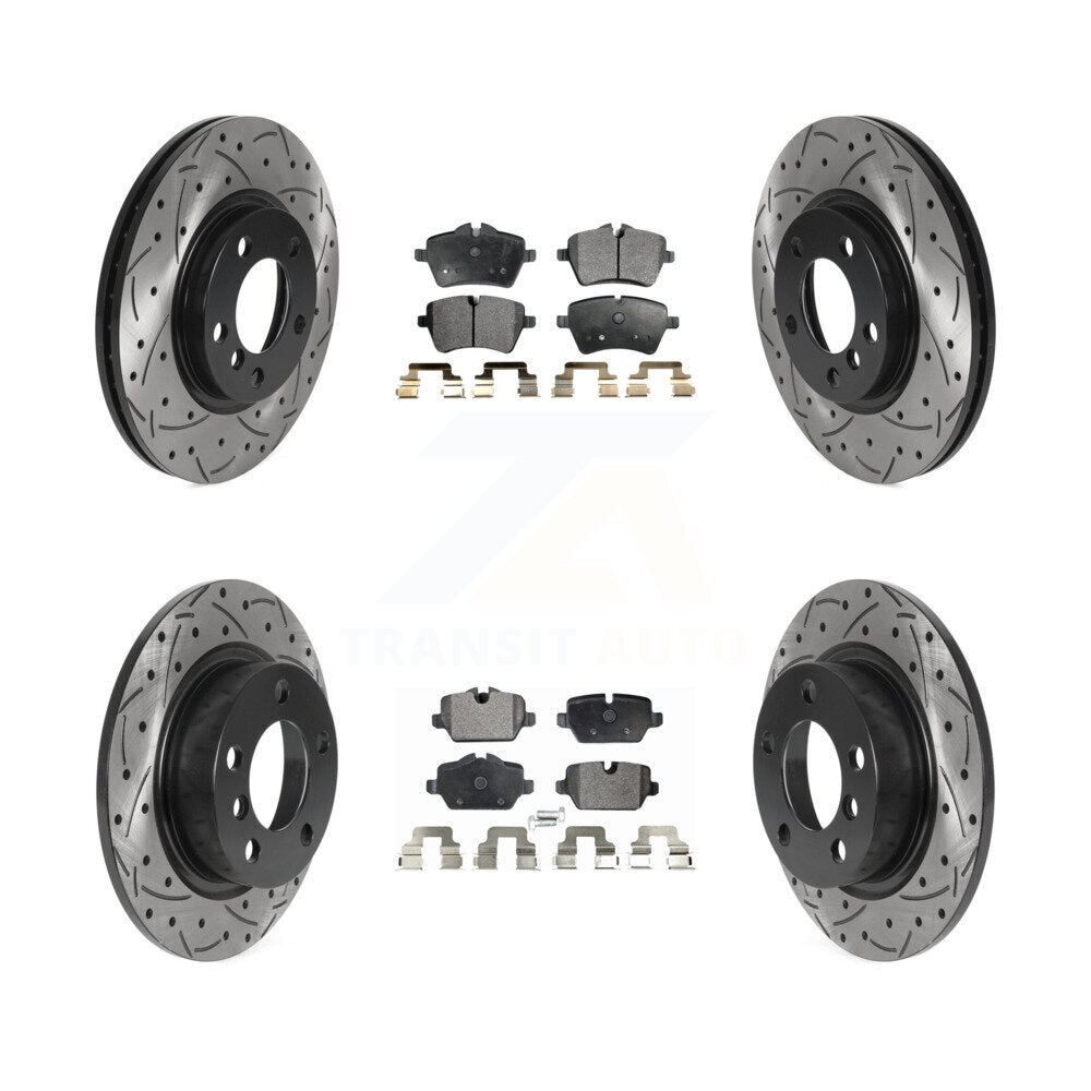 Performance Upgrade Brake Kit For 2013 Mini Cooper Paceman S/S ALL4. With 296mm Diameter Rear Rotor KDT-100884 Transit Auto