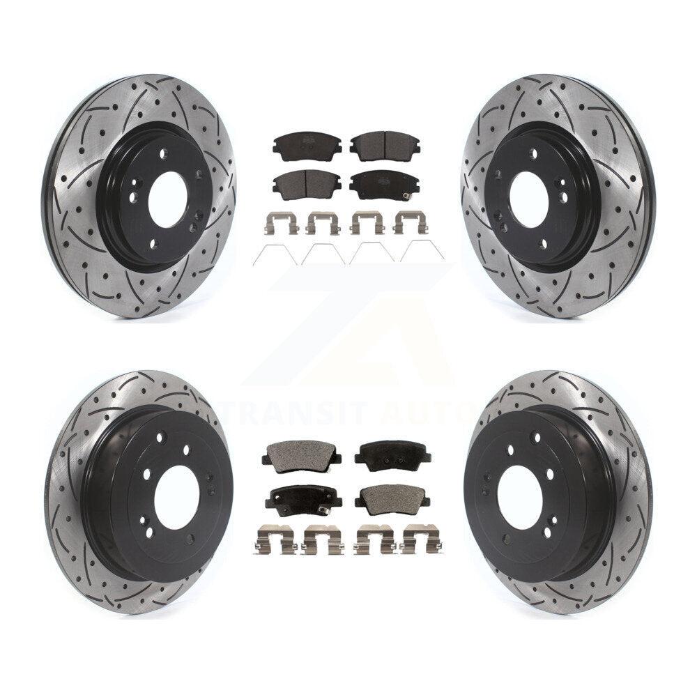 Performance Upgrade Brake Kit For 2019 Hyundai Tucson With Manual Parking Brake KDT-100899 Transit Auto