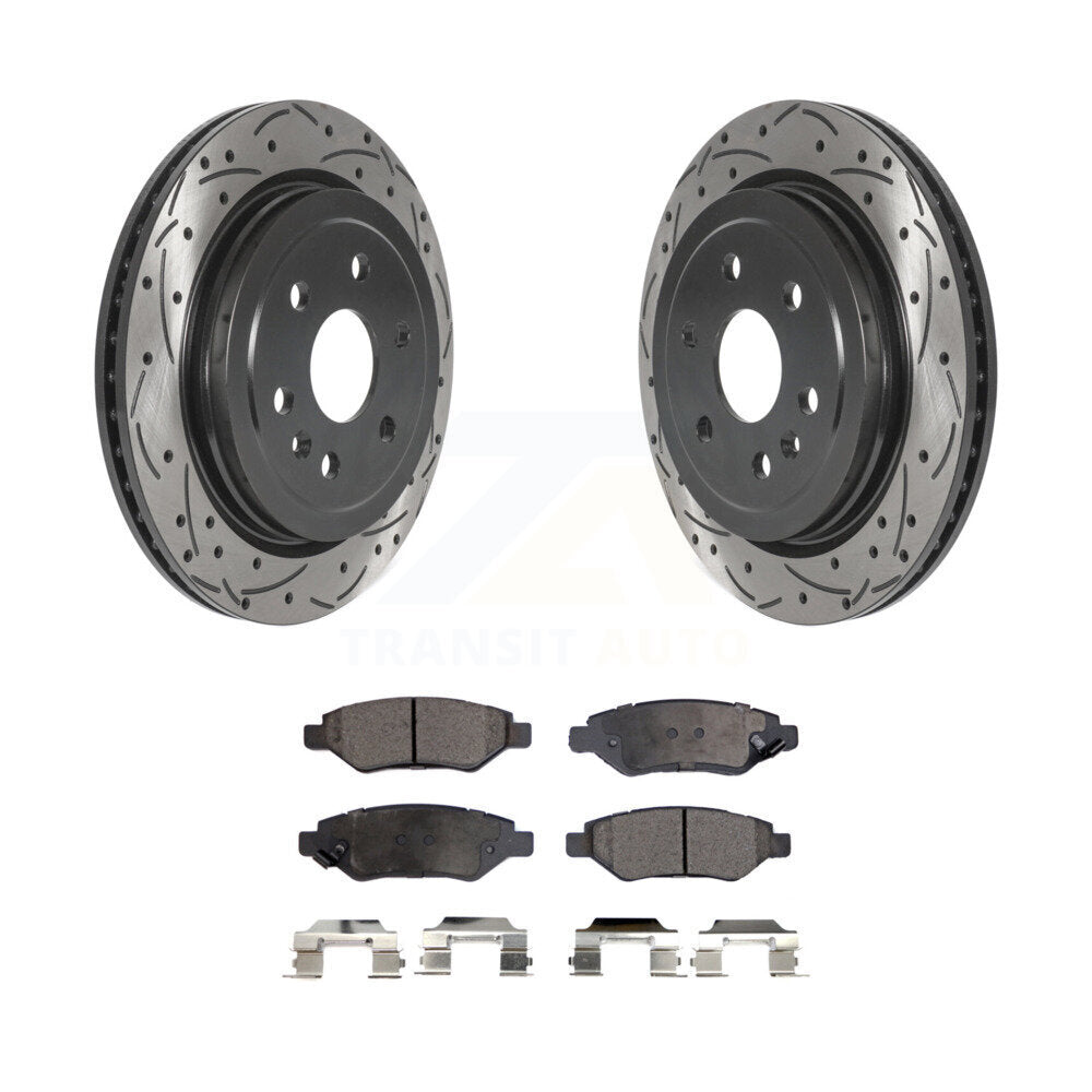 Performance Upgrade Brake Kit For 2014 Cadillac SRX KDT-100808 Transit Auto