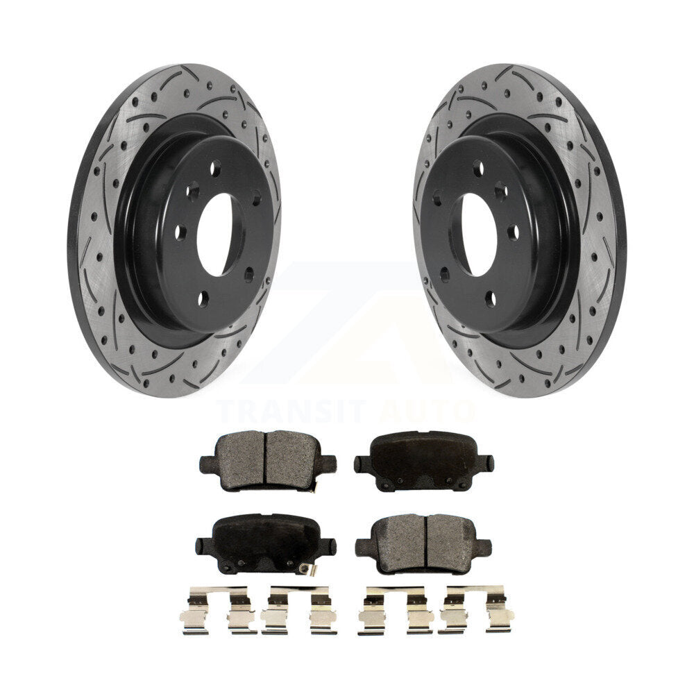 Performance Upgrade Brake Kit For 2018 GMC Terrain With 321mm Diameter Front Rotor KDT-100815 Transit Auto
