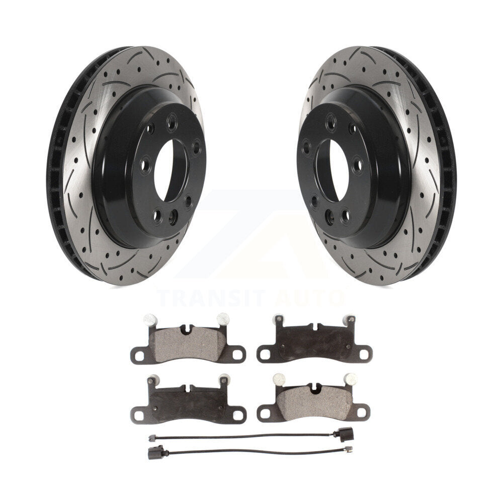 Performance Upgrade Brake Kit For 2013 Porsche Cayenne With 360mm Diameter Front Rotor KDT-101278 Transit Auto