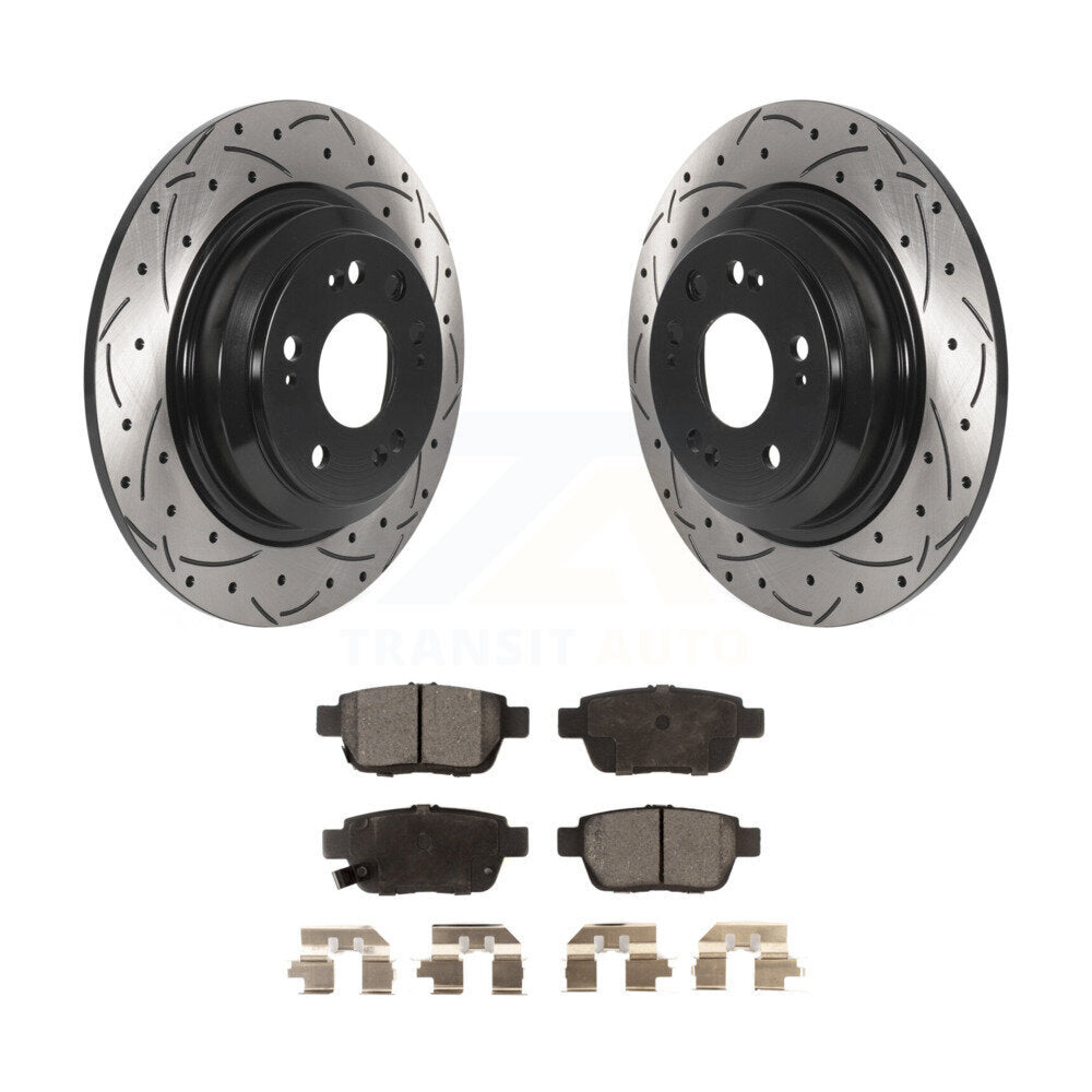 Performance Upgrade Brake Kit For 2009 Acura TL KDT-100865 Transit Auto