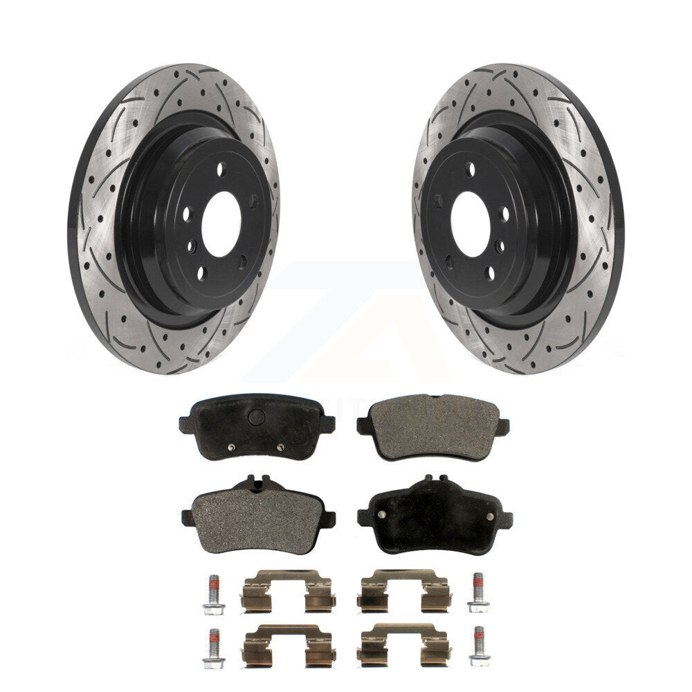 Performance Upgrade Brake Kit For 2013 Mercedes-Benz ML350 Without Sport Package KDT-100888 Transit Auto