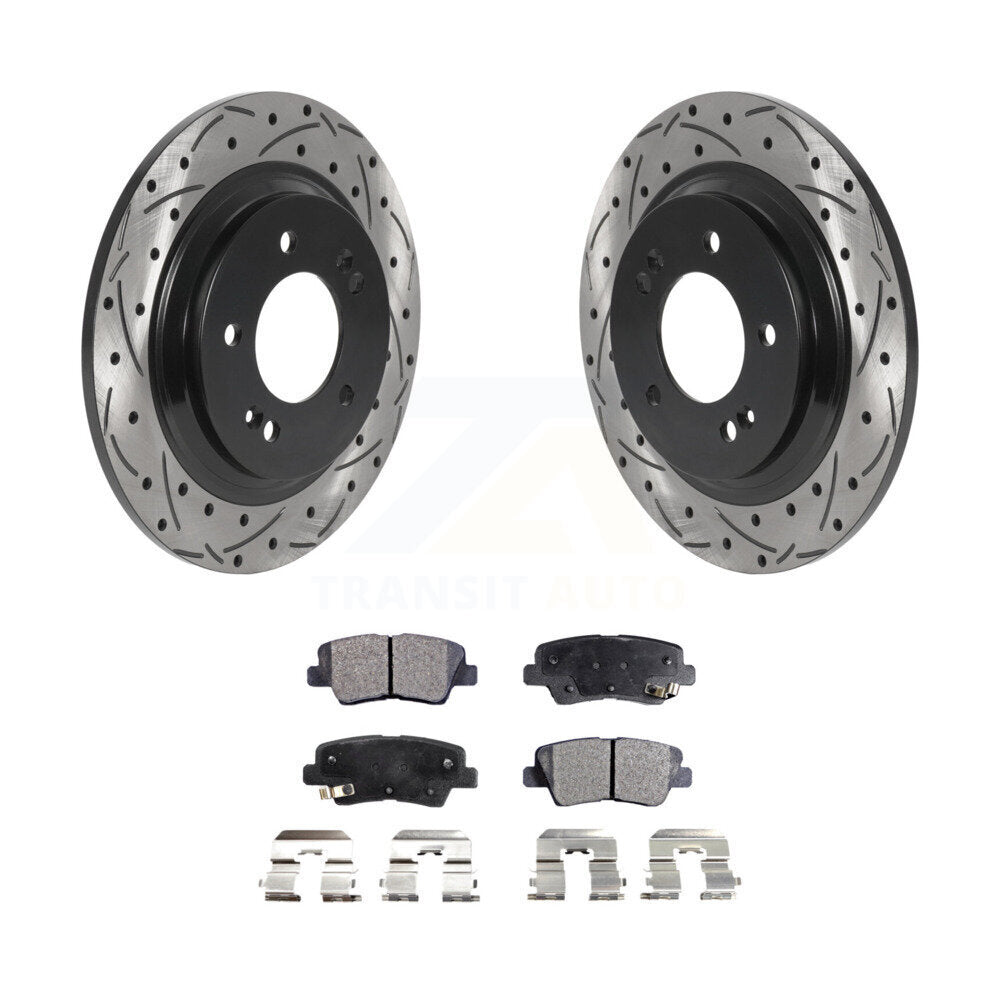 Performance Upgrade Brake Kit For 2016 Hyundai Sonata GAS engine. With Electric Parking Brake KDT-100879 Transit Auto