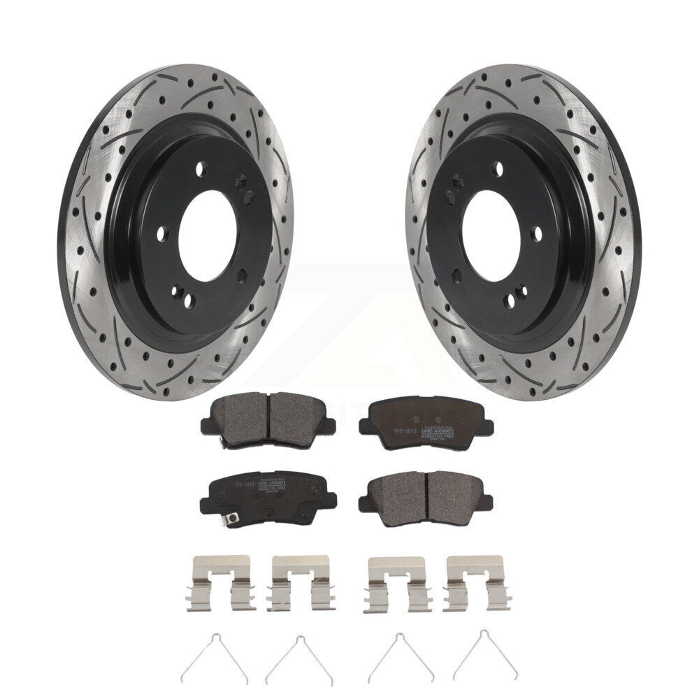Performance Upgrade Brake Kit For 2019 Kia Optima SX. With Electric Parking Brake KDT-100880 Transit Auto