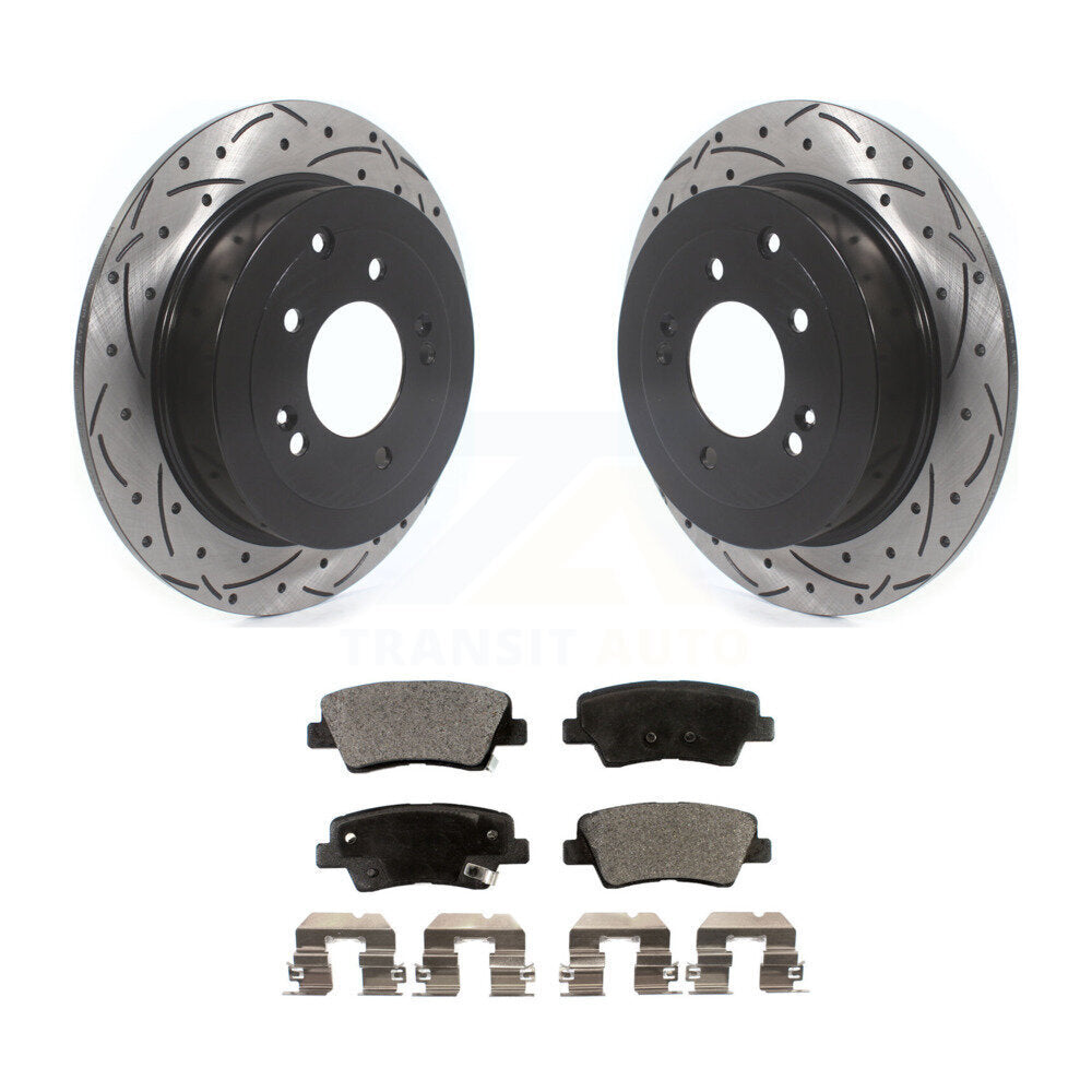 Performance Upgrade Brake Kit For 2019 Hyundai Tucson With Manual Parking Brake KDT-100899 Transit Auto