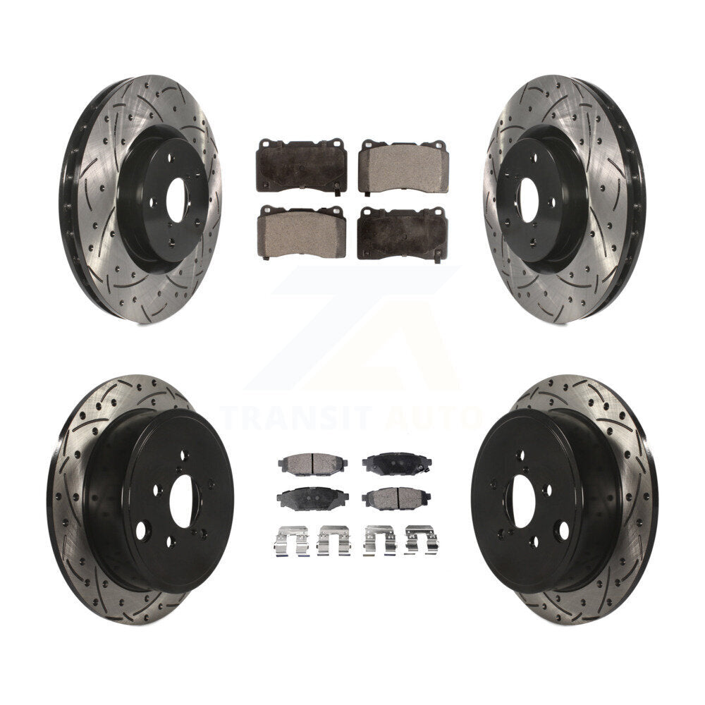 Performance Upgrade Brake Kit For 2014 Subaru WRX With 15" Factory Wheels KDT-100969 Transit Auto