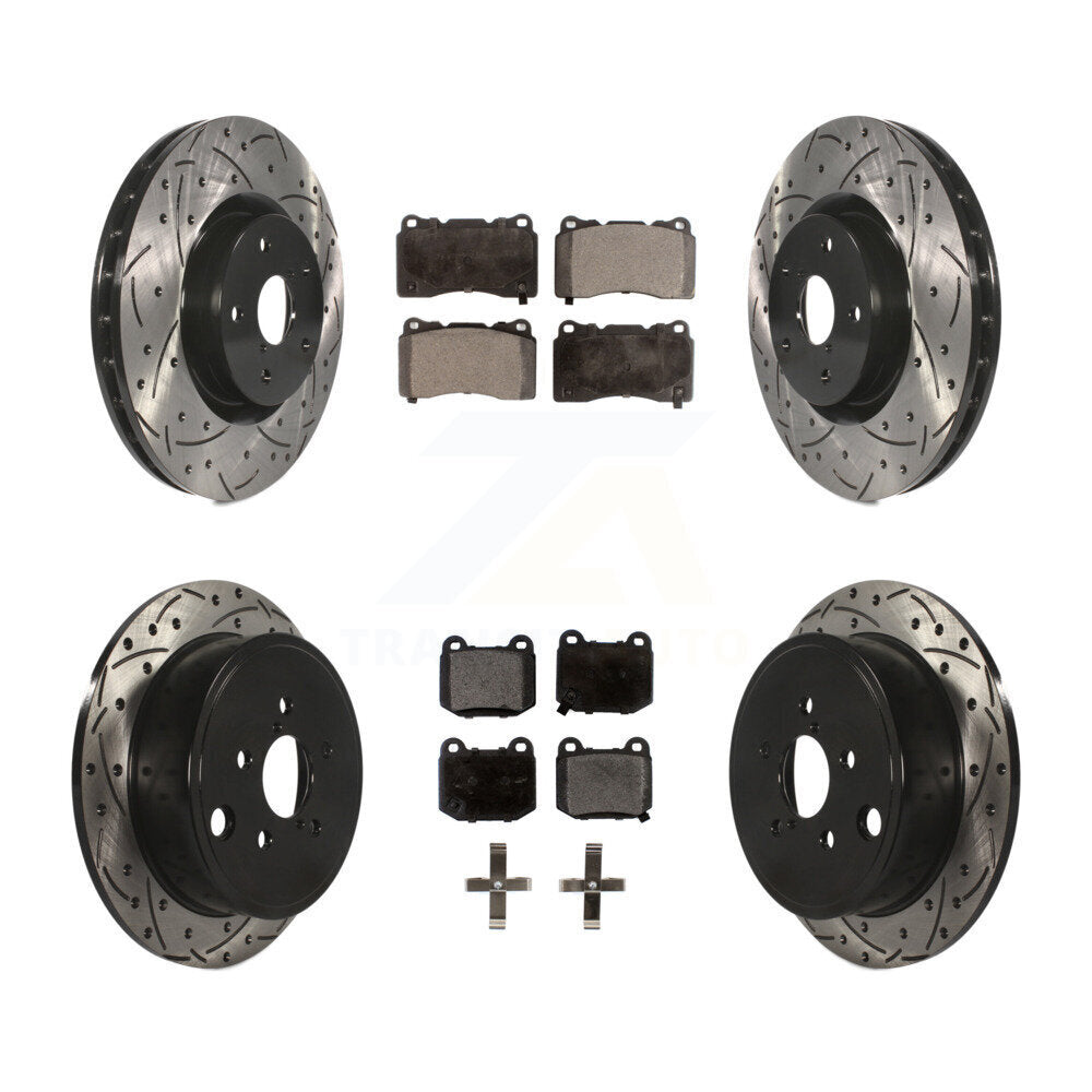 Performance Upgrade Brake Kit For 2014 Subaru WRX With 17" Factory Wheels KDT-100970 Transit Auto