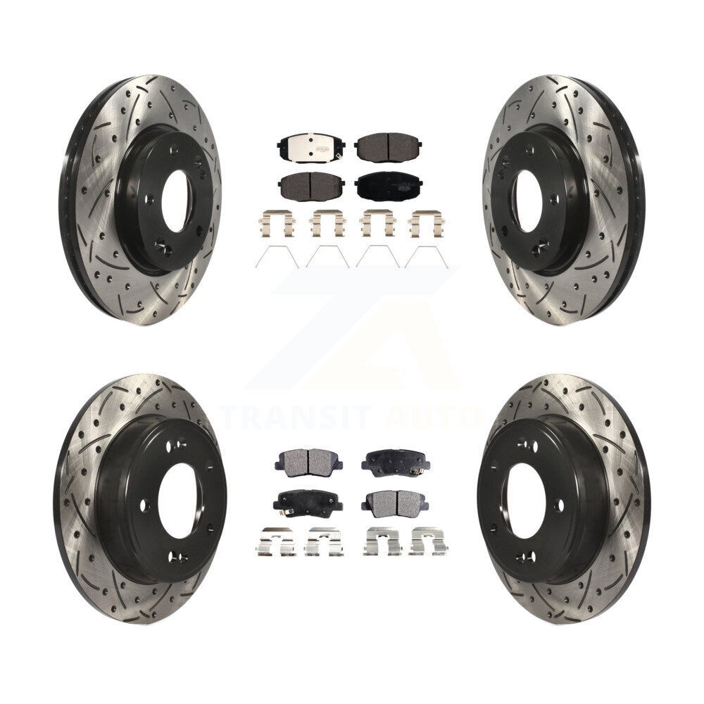 Performance Upgrade Brake Kit For 2014 Kia Soul KDT-101004 Transit Auto