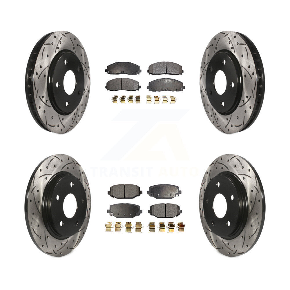 Performance Upgrade Brake Kit For 2018 Dodge Grand Caravan With Single Piston Front Caliper KDT-101009 Transit Auto