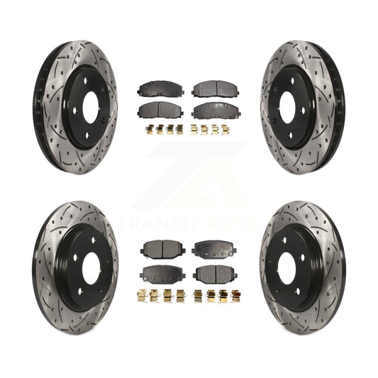 Performance Upgrade Brake Kit For 2017 Dodge Grand Caravan With Single Piston Front Caliper KDT-101009 Transit Auto