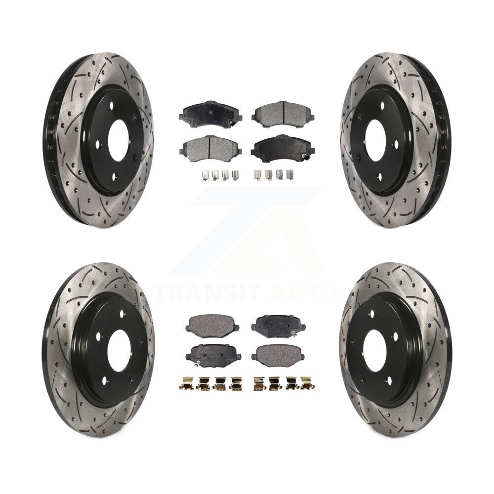 Performance Upgrade Brake Kit For 2014 Dodge Grand Caravan With Single Piston Front Caliper KDT-101012 Transit Auto
