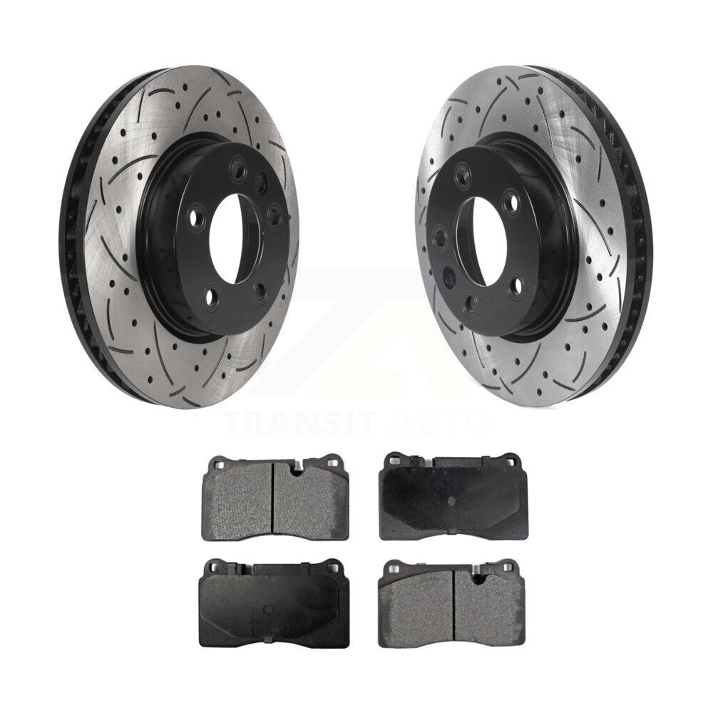 Performance Upgrade Brake Kit For 2008 Volkswagen Touareg With 4 Piston Caliper and With 330mm Diameter Front Rotor Transit Auto