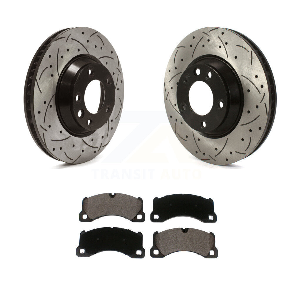 Performance Upgrade Brake Kit For 2013 Porsche Cayenne With 350mm Diameter Front Rotor KDT-100754 Transit Auto