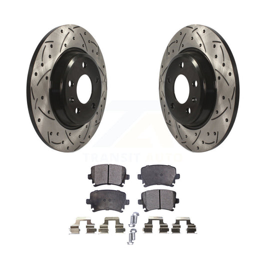 Performance Upgrade Brake Kit For 2009 Audi A4 Quattro Convertible. With 300mm Diameter Rear Rotor Transit Auto