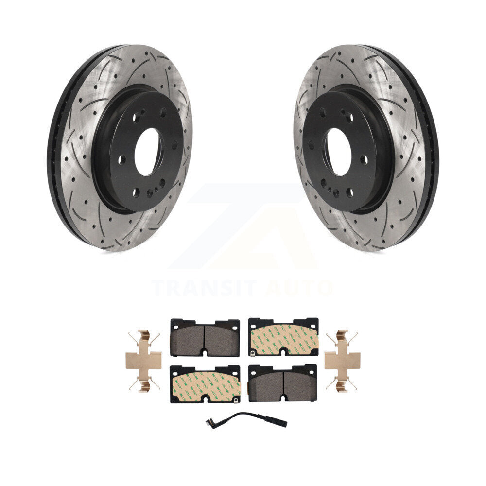 Performance Upgrade Brake Kit For 2020 Chevrolet Silverado 1500 With 4 Piston Front Caliper KDT-101083 Transit Auto
