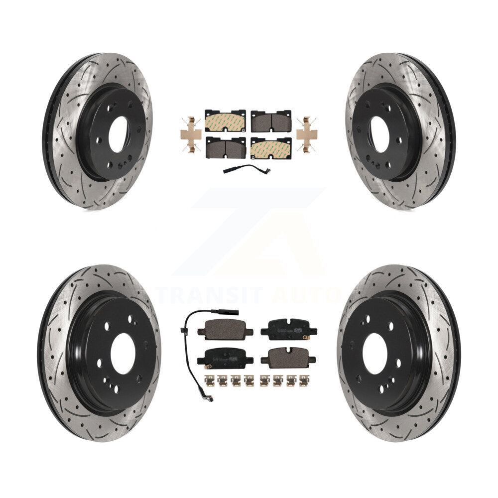 Performance Upgrade Brake Kit For 2020 Chevrolet Silverado 1500 With 4 Piston Front Caliper KDT-101083 Transit Auto