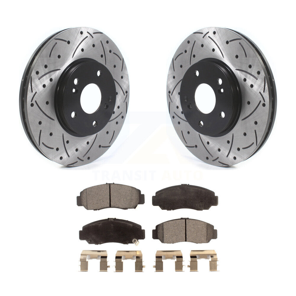 Performance Upgrade Brake Kit For 2007 Honda Accord Sedan and with 3.0L and GAS engine Transit Auto